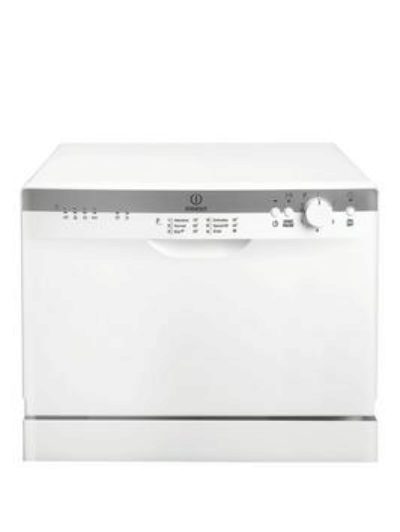 Indesit Icd661 Freestanding 6 Place Table Top Dishwasher - White